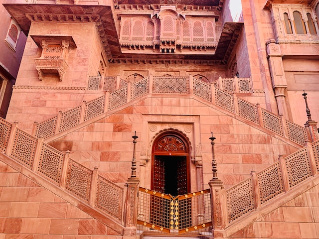 Stairs in the Junagarh fort Bikaner