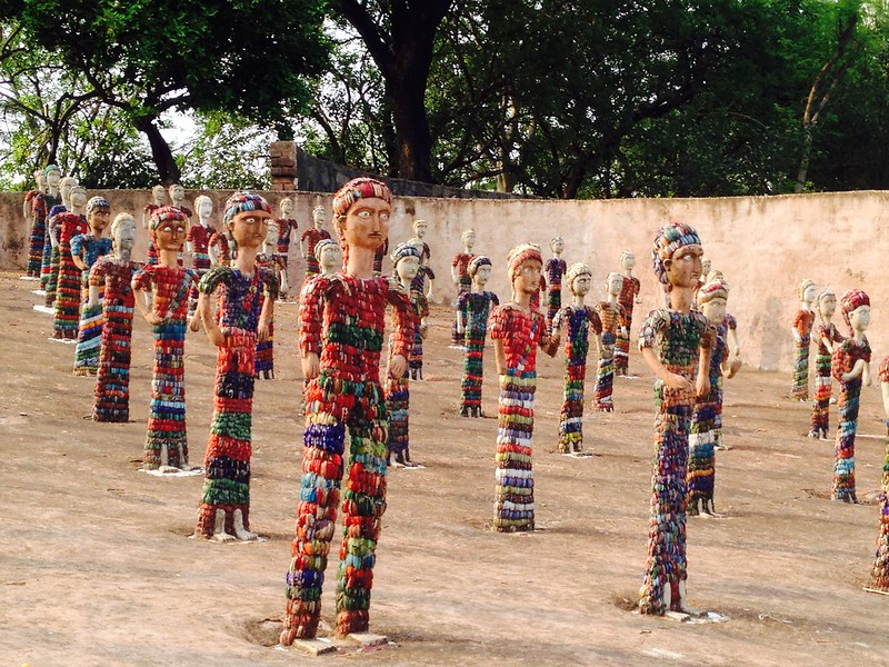 Murals at Rock Garden Chandigarh