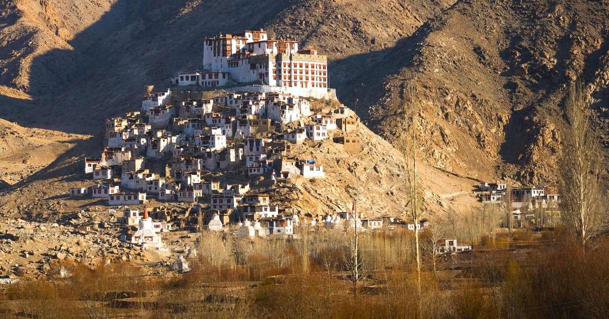 Shey Monastery on a mountain