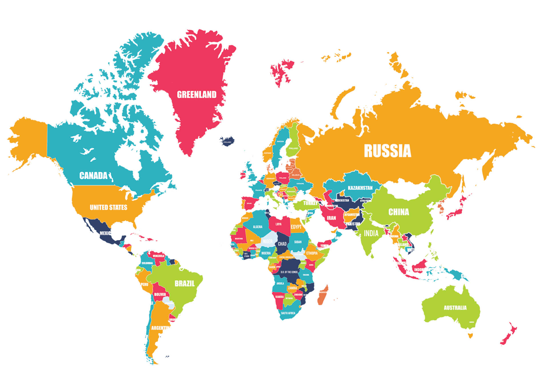 Illustration of World Map